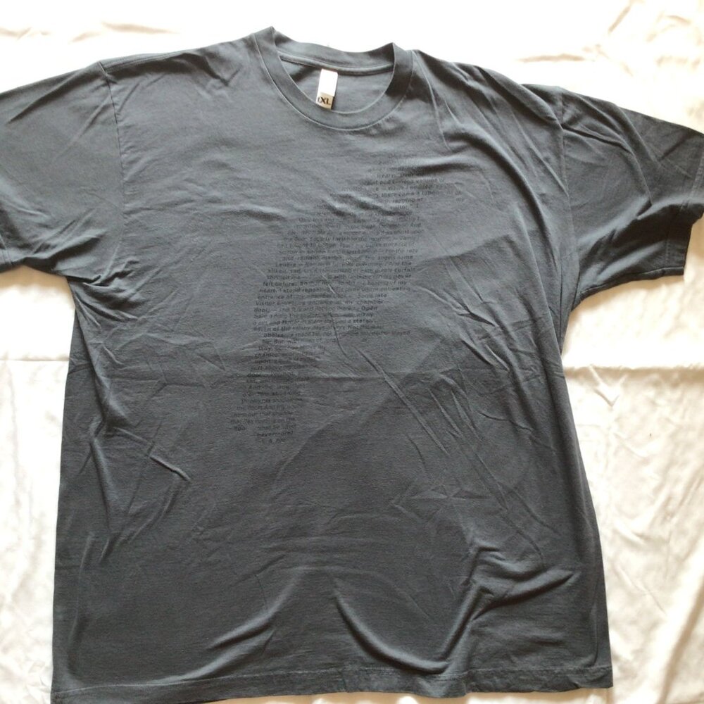 Edgar Allan Poe The Raven T-Shirt Poetry Poem Men's XL